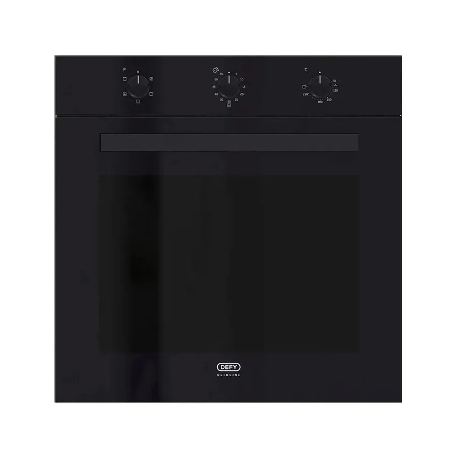 Defy Dbo483e Slimline Eye Level Black Oven view 6