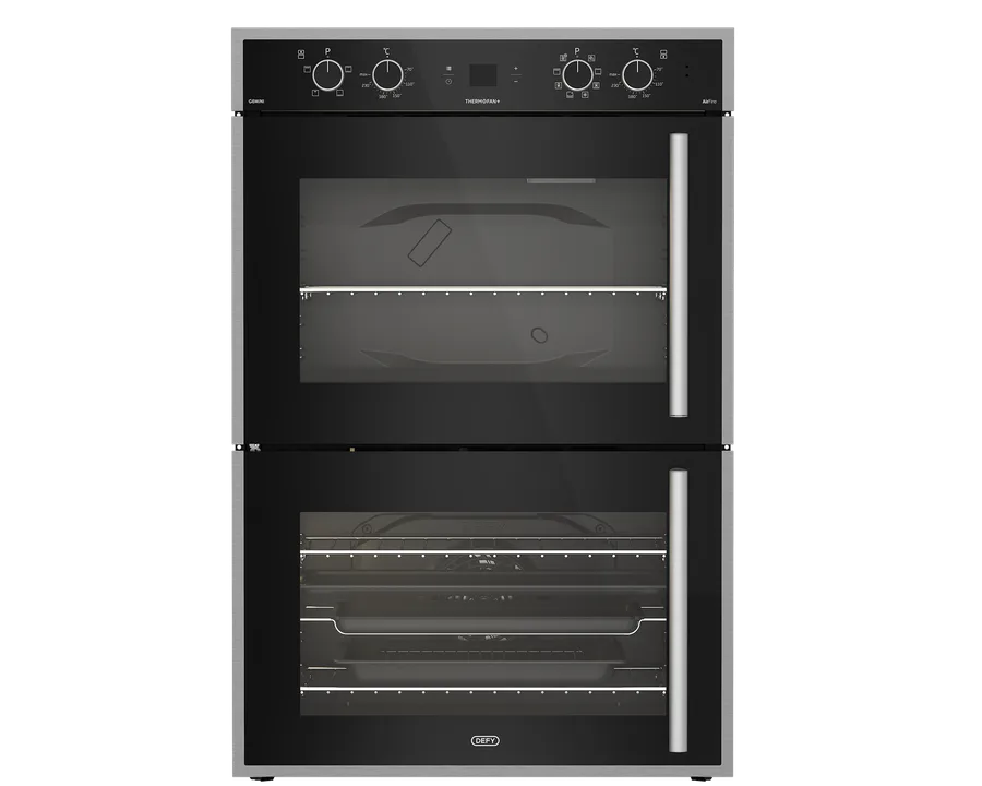 Defy Dbo767 Gemini Tf Double Blk Oven view 4