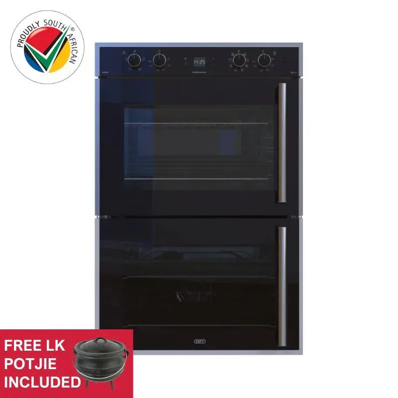 Defy Dbo767 Gemini Tf Double Blk Oven view 9