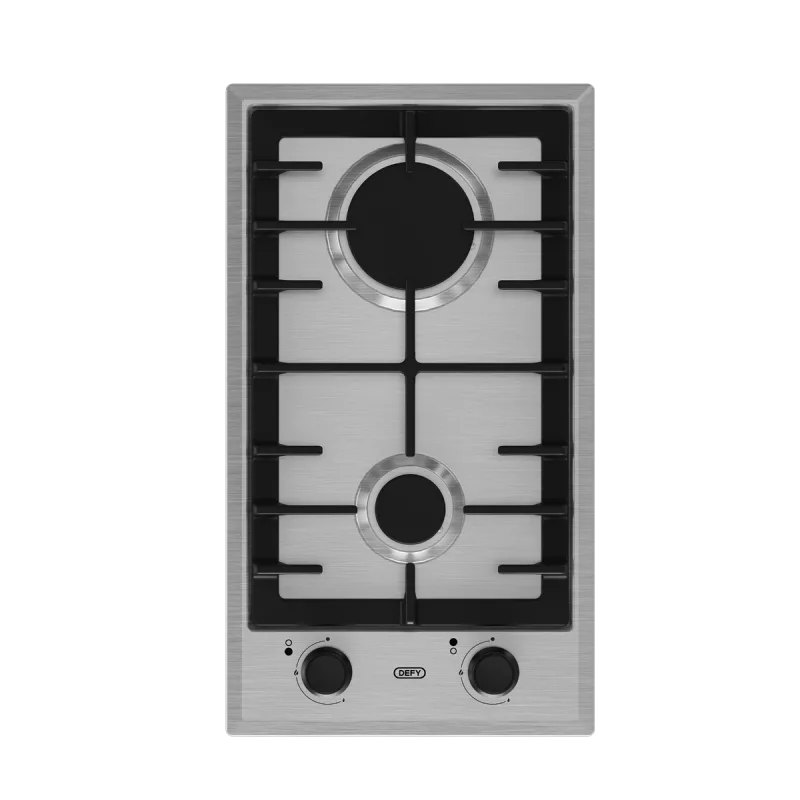 Defy Dhg134 Gas 2 Burner Cp Ss Hob view 3