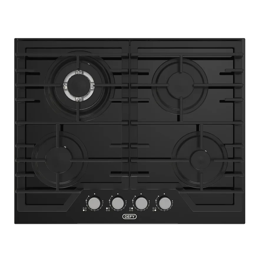 Defy Dhg614 65cm 4g On Glass With Precise Flam Hob view 4