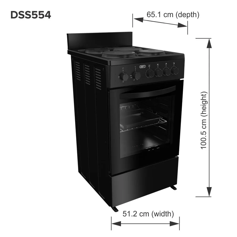 Defy Dss554 Compact 4 Plate 59l F/Stove view 6