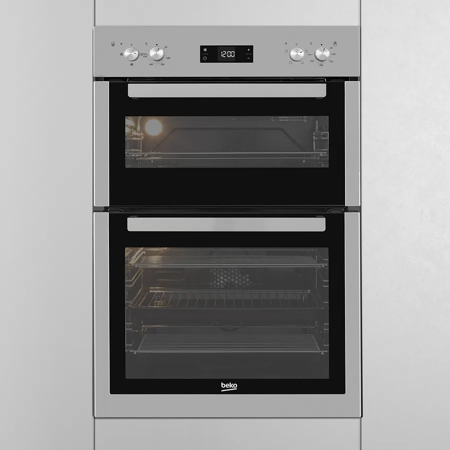 Beko Bbdf26300x 60cm 75l Double Built In Oven view 3