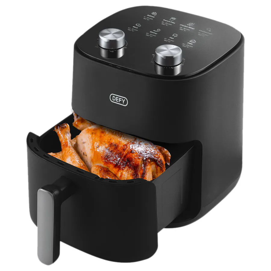 Defy Daf2347mbg 4.7l Manual Black Airfryer view 3