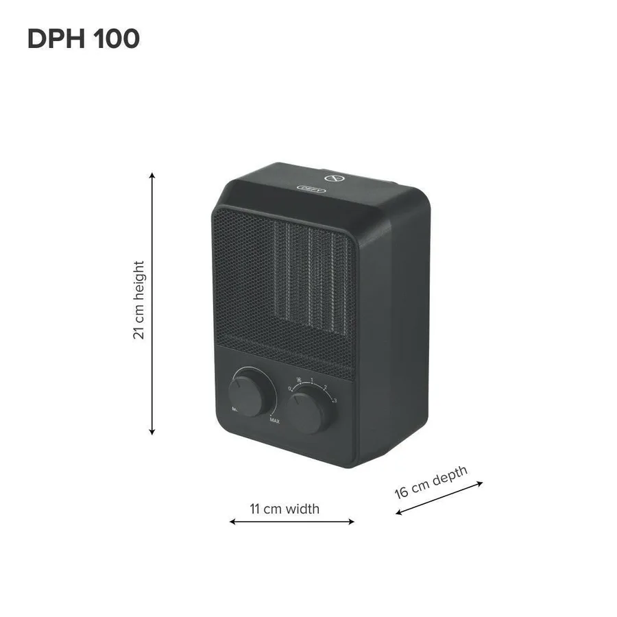 Defy Dph100 Table Ptc Heater Rhp 5320 B view 2