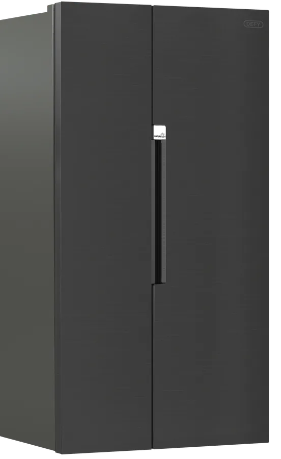Defy Dff636 91cm Dark Inox Sbs Fridge Freezer view 3