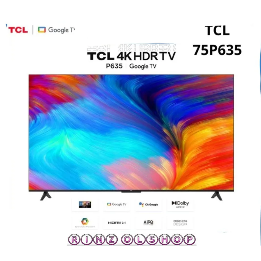 Tcl 75p635 75" 4k Fhd Google TV view 3