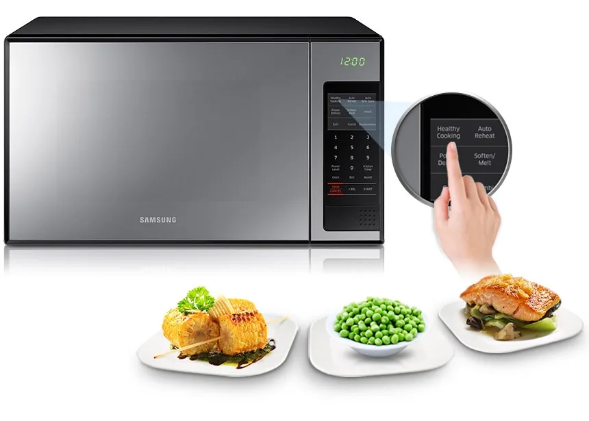Samsung Me0113m1 32l Mirror Microwave view 3