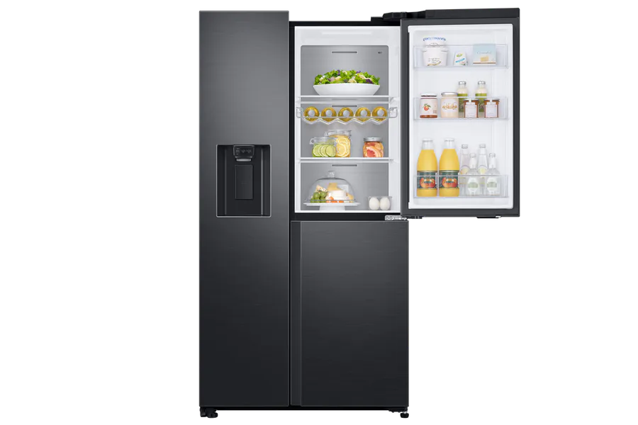Samsung Rs65r5691b4 617l 3d Sbs Fridge Freezer Blk view 2