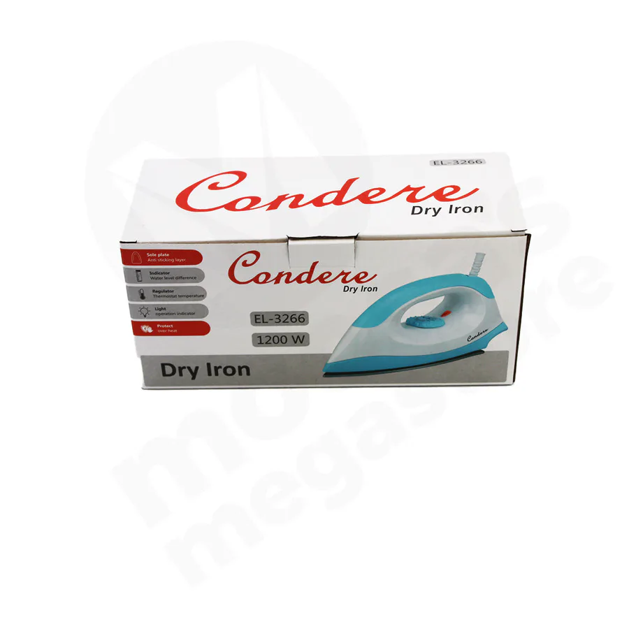 Condere El-3266 1200w Dry Iron view 2