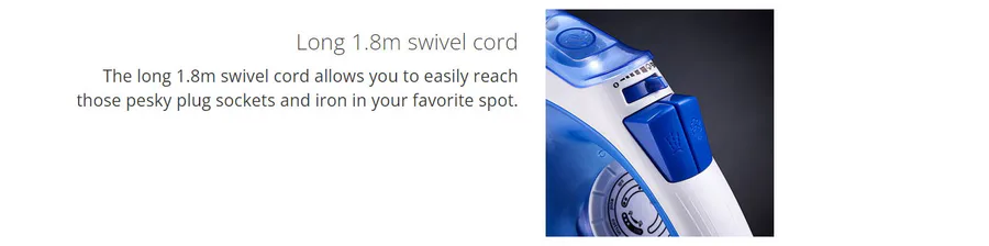 Russell Hobbs Rhi400  2200w Pro-Glide Steam Iron view 10