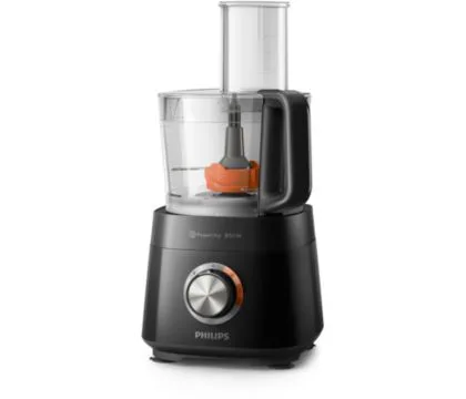 Philips Hr7520 Food Processor Black view 2