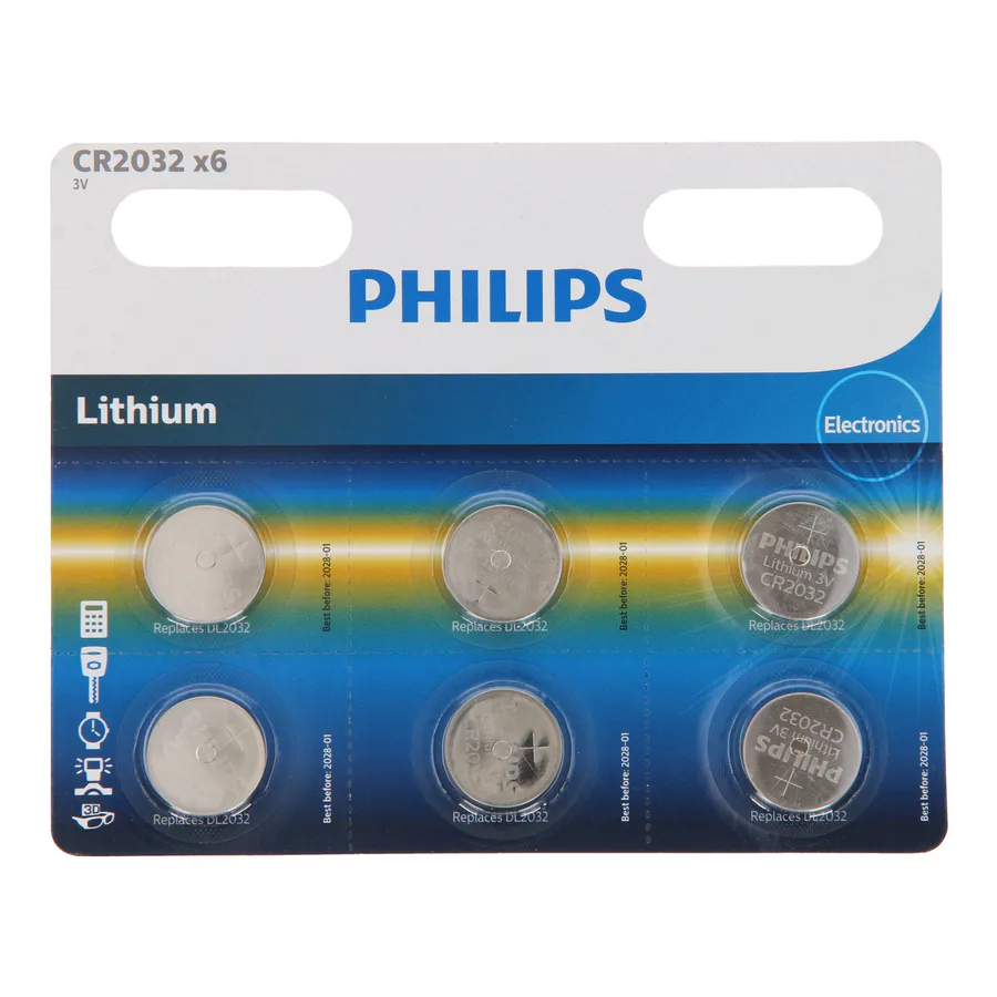 Philips Cr2032 Lithium Coin Battery view 2