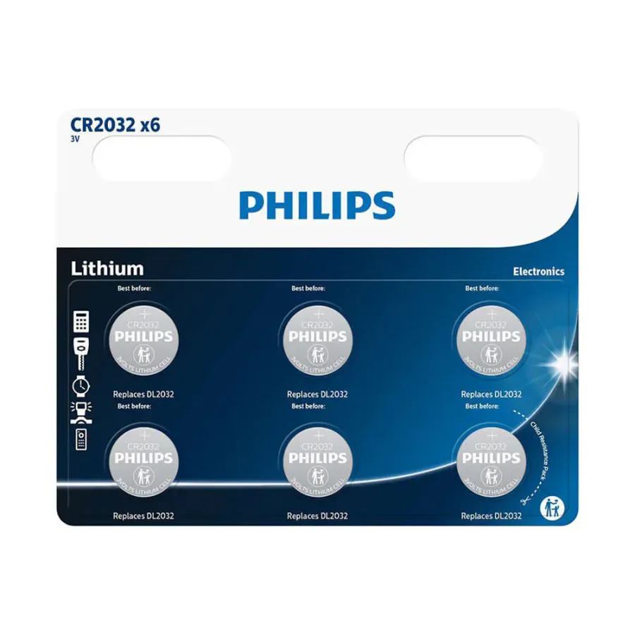 Philips Cr2032 Lithium Coin Battery view 3