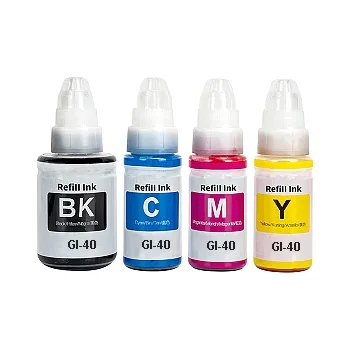 Canon Gi40 Cyan Bottle Ink view 2