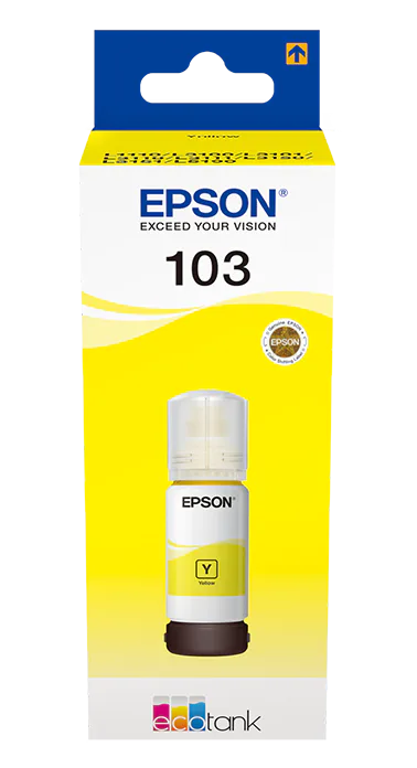 Epson 103 Ecotaml Yellow Bottle Ink view 6