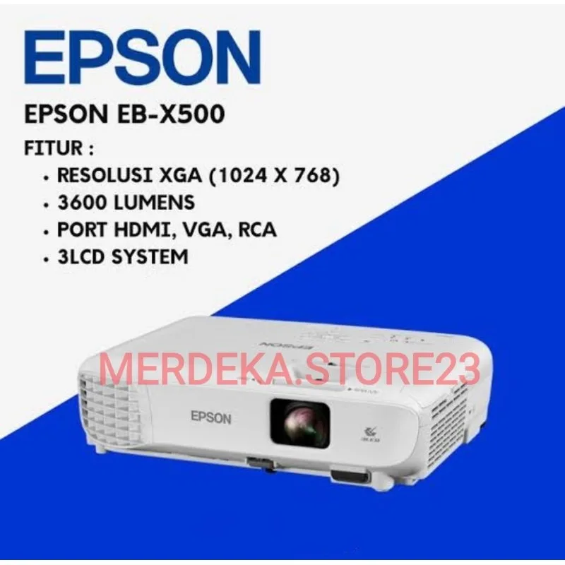 Epson Eb X500 Projector view 3