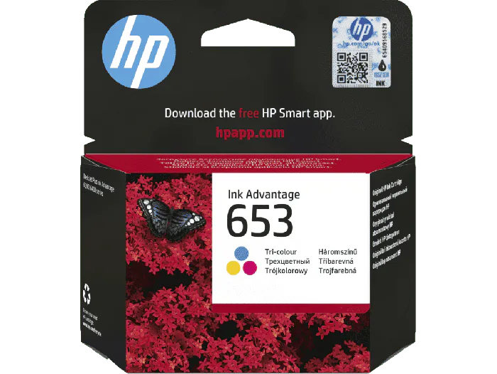 Hp 653 Tri Colour Advantage Cartridge Ink