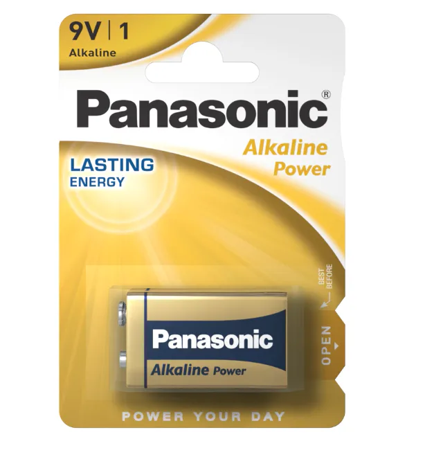 Panasonic 9v Alkaline Battery view 9