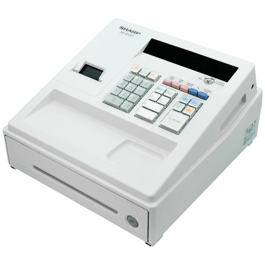 Sharp Xe-A137-Wh Cash Register view 4
