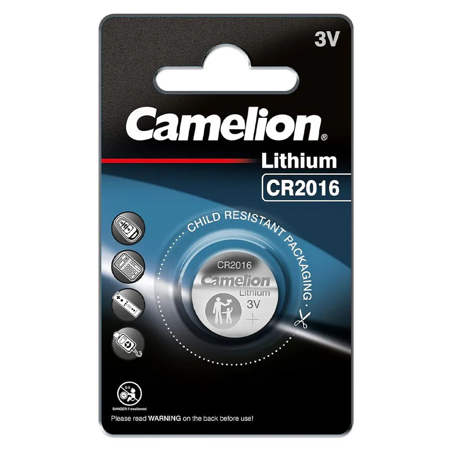 Camelion Cr2016 Lithium Battery view 2