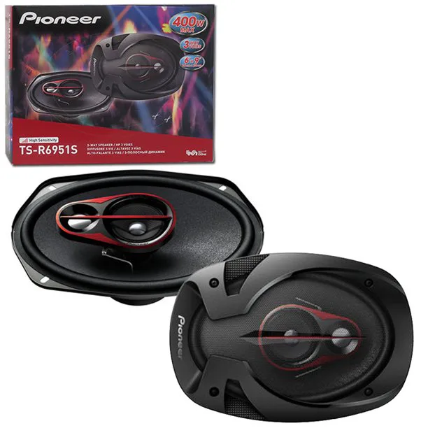 Pioneer Ts-R6951s  6x9" 400w Speakers view 2