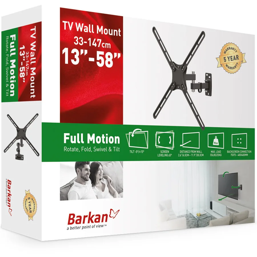 Barkan E3423 13"-60" Full Motion Bracket view 3
