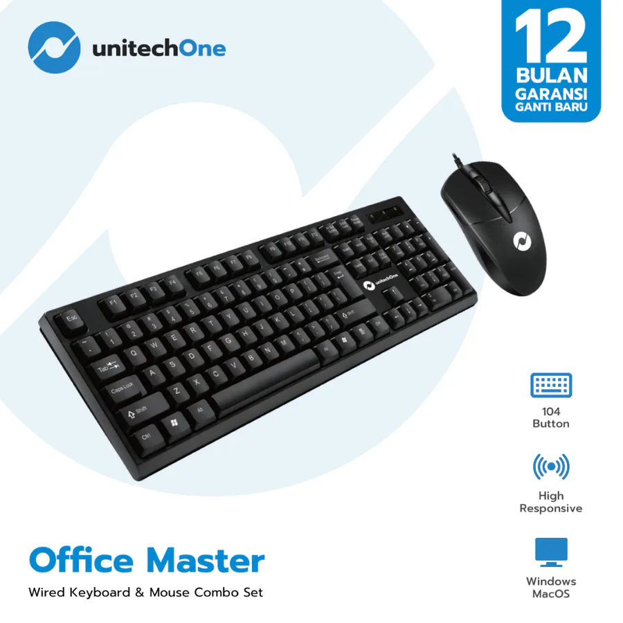 Office Km-001 Combo Keyboard + Mouse view 3