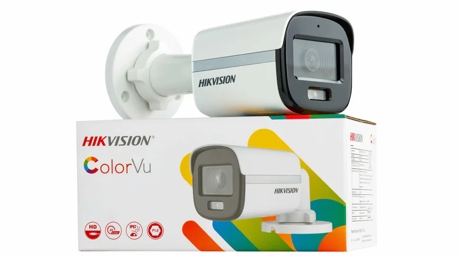 Hikvision 2mp Audio + Light Colorvu Camera view 10