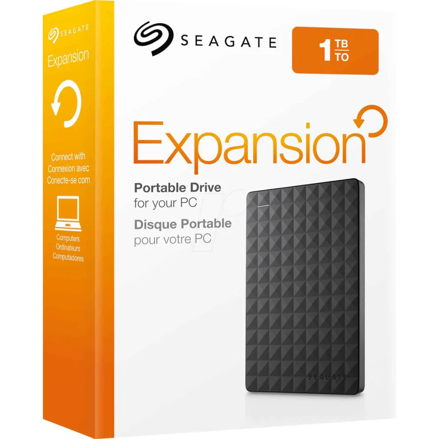 Seagate 1tb 2.5" Ext Hard Drive view 3