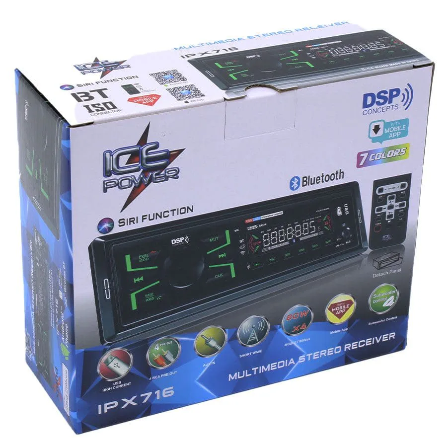 Icepower Ipx-716 BT/Aux/USB Media Player