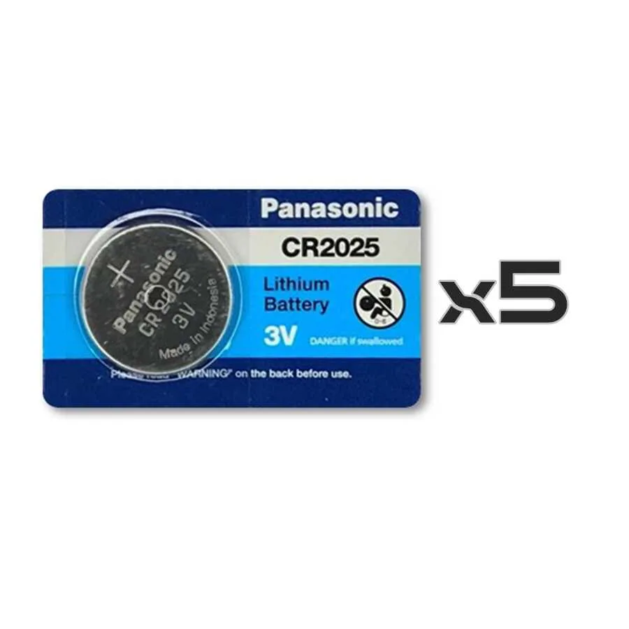Panasonic Cr2025 Battery view 2
