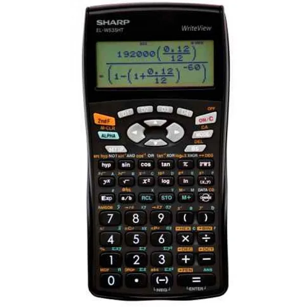 Sharp El531 Wh-Bbk Scientific Calculator view 3