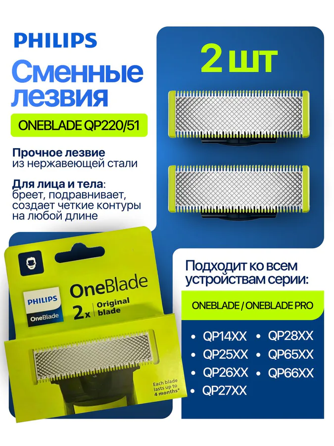 Philips Qp220/51 Oneblade Replaceable Blade view 4