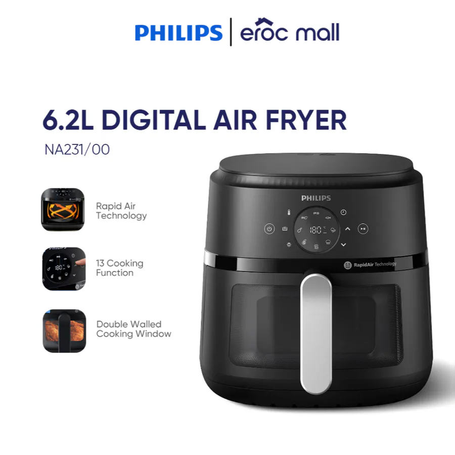 Philips Na231/00 2000 Series Digital 6.2l Airfryer view 7