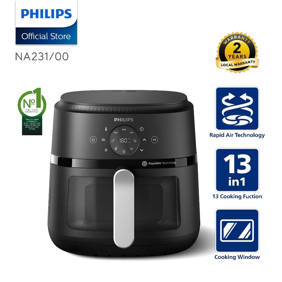 Philips Na231/00 2000 Series Digital 6.2l Airfryer view 8