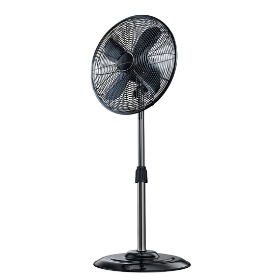 Br Hfn110 40cm Gun Metal Steel Pedastel Fan