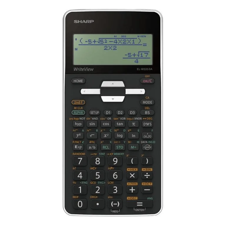 Sharp El-W535sa-Bwh Calculator