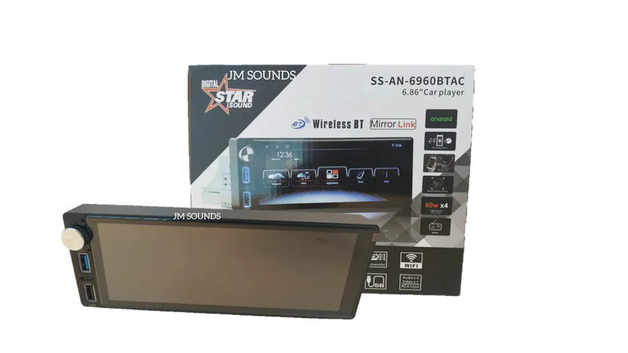 Starsound Ss-An-6960btac 6.8" Single Din Radio