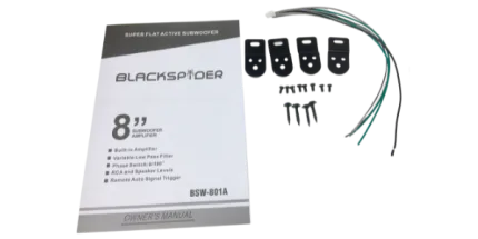 Blackspider Bsw801a 8" Active Subwoofer view 4