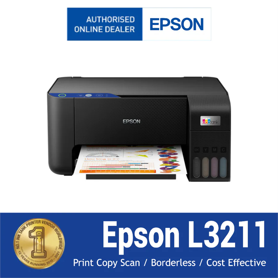 Epson L3211 Eco Tank A4 All-In-One view 4