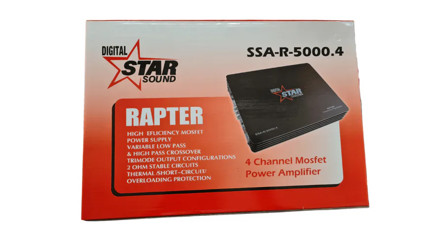 Starsound Ssa-R-5000.4 4ch Car Amp view 4