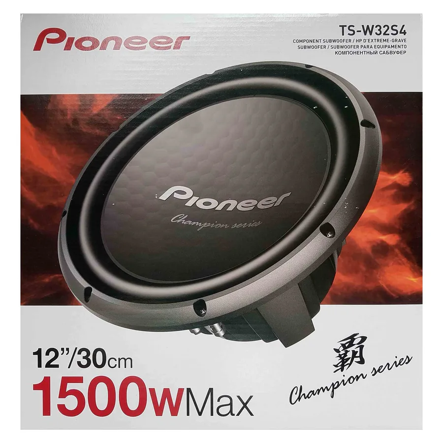 Pioneer Ts-W32s4 1500w 12"Svc 4 Ohm 12" Sub