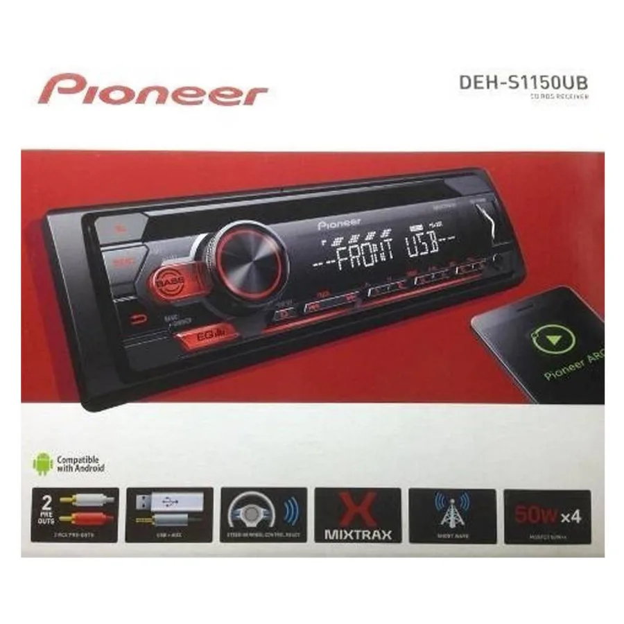 Pioneer Deh-S1150ub Frontloader Radio view 4