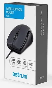 Astrum Mu110 Mouse USB Bk/Grey view 4