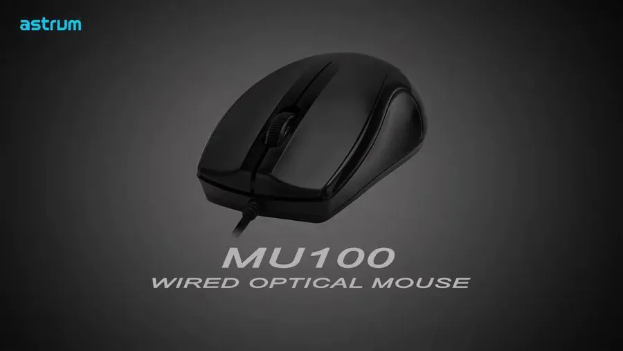 Astrum Mu100 Mouse USB Optical Black view 10