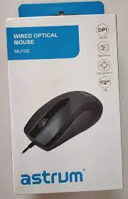 Astrum Mu100 Mouse USB Optical Black view 4