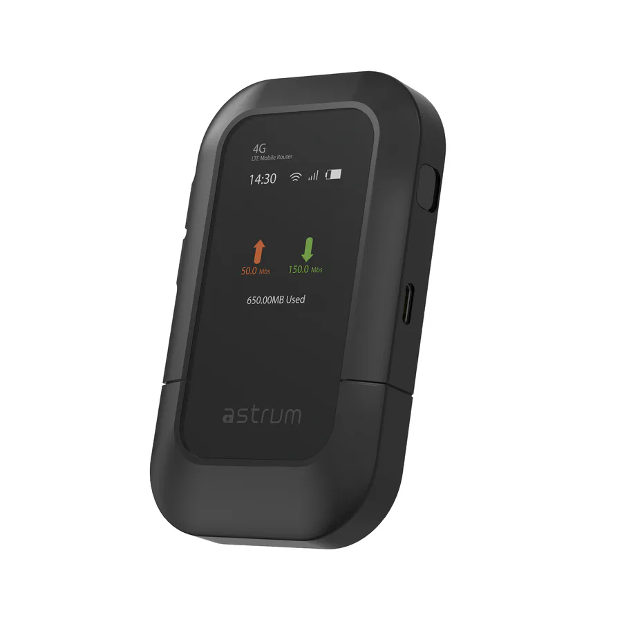 Astrum Na150 Wireless Adapter 150mbps Nano Black view 4