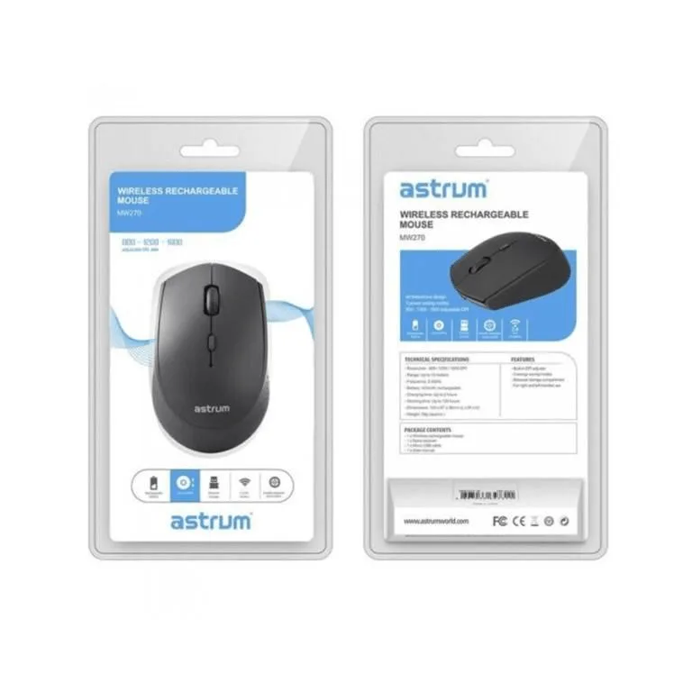 Astrum Mw220 2.4ghz 1200dpi Wireless Mouse