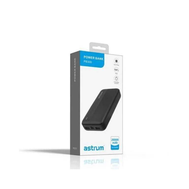 Astrum Pb215 Power Bank 20000mah 5v 2.1a 2 USB
